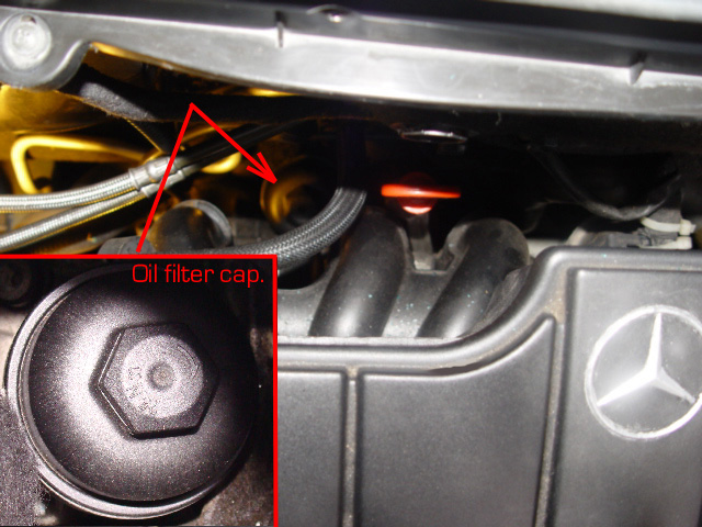 Mercedes b200 oil filter location #6