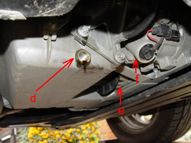 Location of mercedes oil drain plug #5